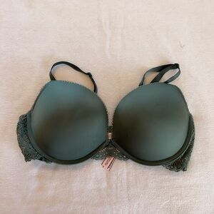 Victoria’s Secret  Green Lace Push-Up Women's Bra 36D